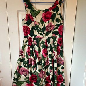 Lindy Bop size 16 Floral Dress